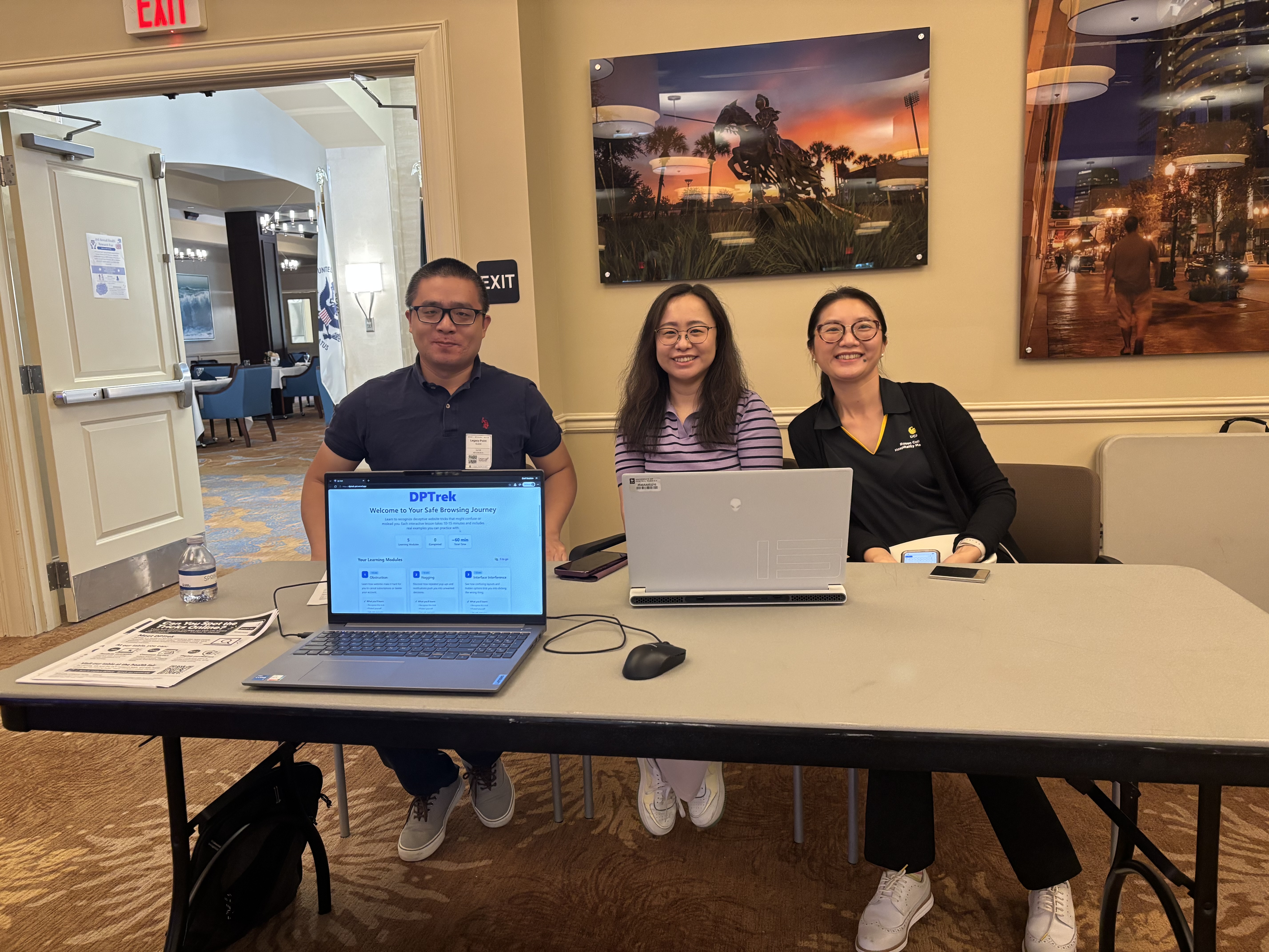 DPTrek team at the event